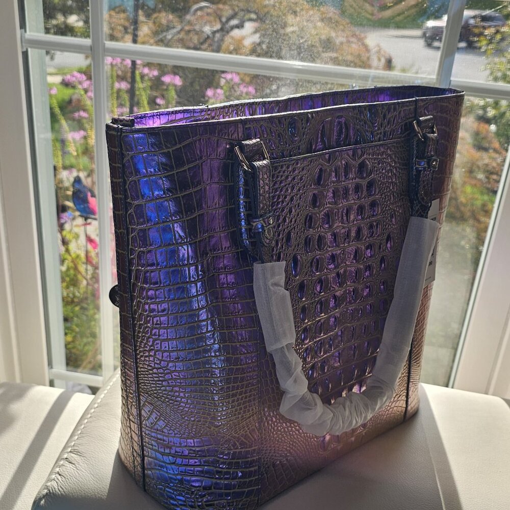 NWT Brahmin Abigail Illuminate Melbourne Metallic Purse